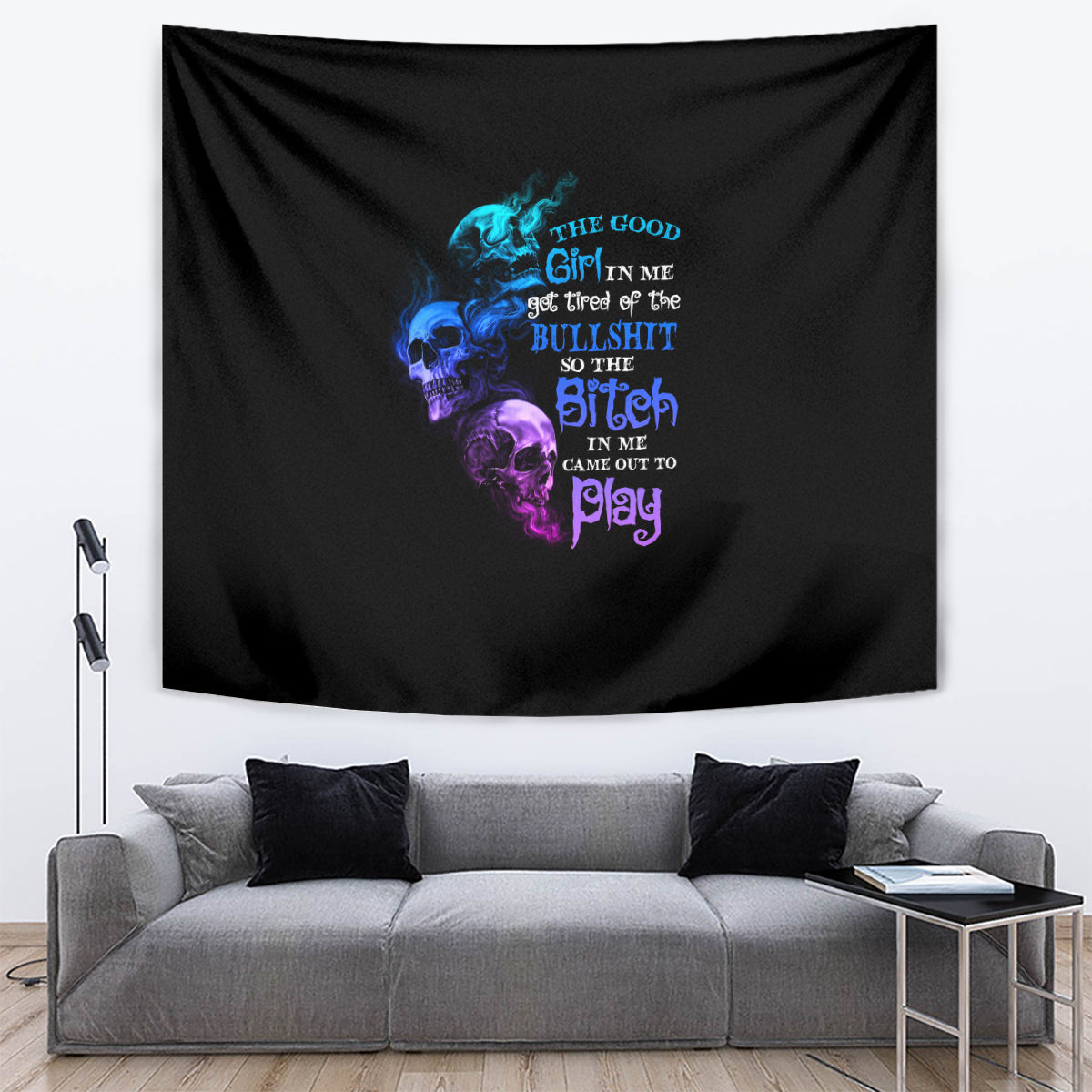 The Good Girl In Me Got Tired Tapestry - Wonder Print Shop