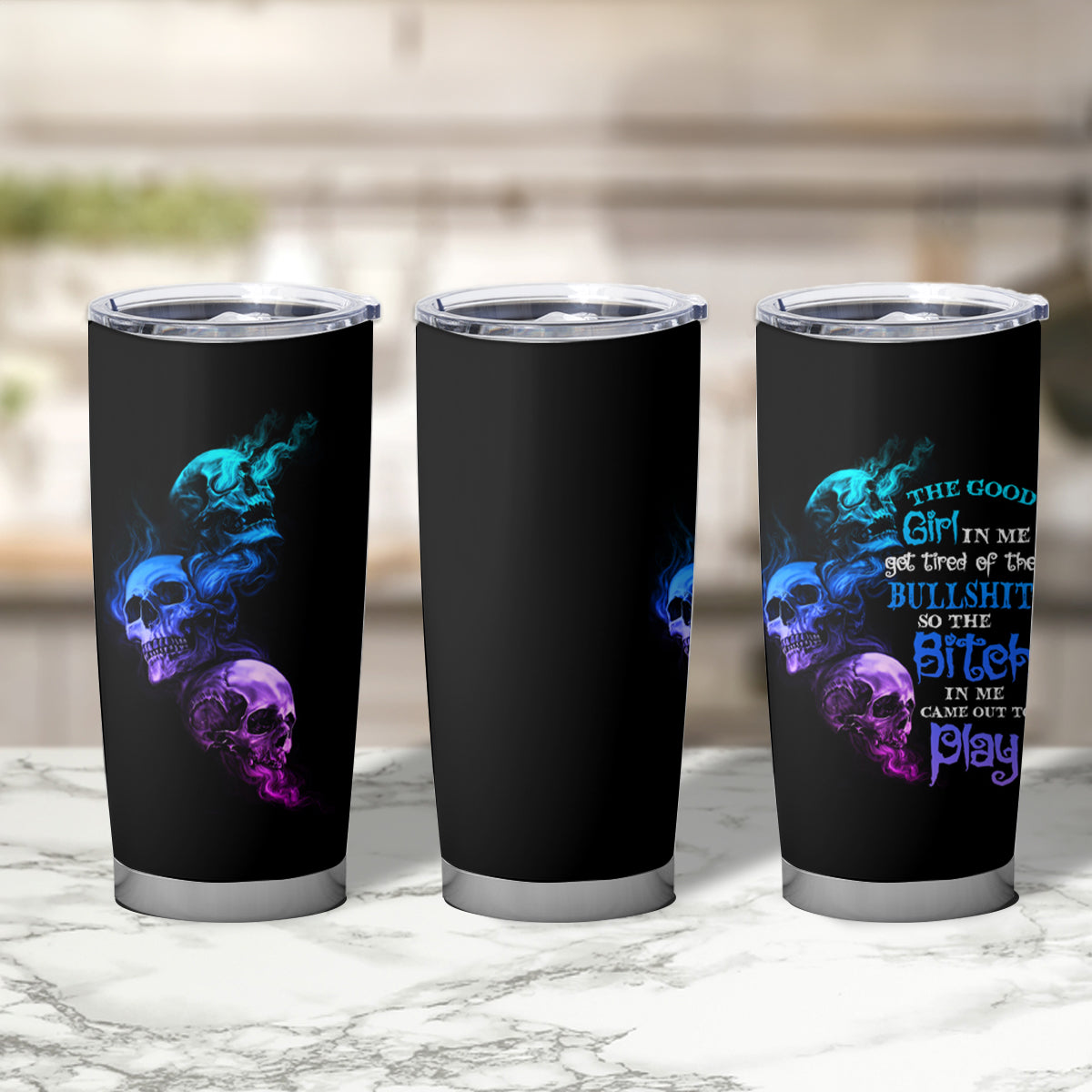 The Good Girl In Me Got Tired Tumbler Cup - Wonder Print Shop