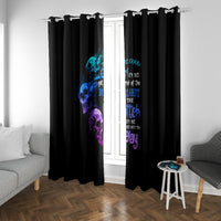 The Good Girl In Me Got Tired Window Curtain - Wonder Print Shop