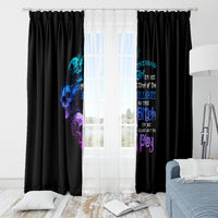 The Good Girl In Me Got Tired Window Curtain - Wonder Print Shop