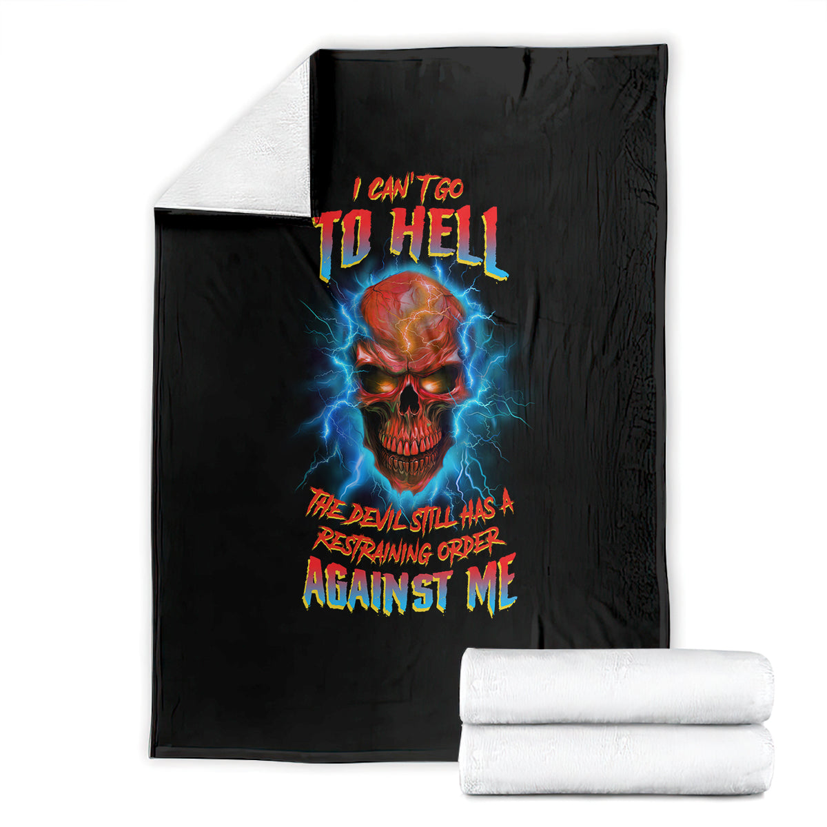 i-cant-go-to-hell-thunder-skull-blanket