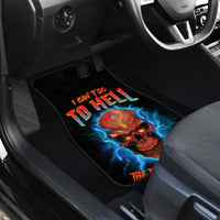 I Can't Go To Hell Thunder Skull Car Mats - Wonder Print Shop