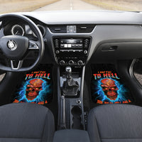 I Can't Go To Hell Thunder Skull Car Mats - Wonder Print Shop
