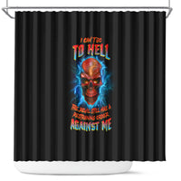 i-cant-go-to-hell-thunder-skull-shower-curtain