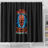 i-cant-go-to-hell-thunder-skull-shower-curtain