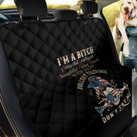 I'm A B Don't Try Me Back Car Seat Cover - Wonder Print Shop