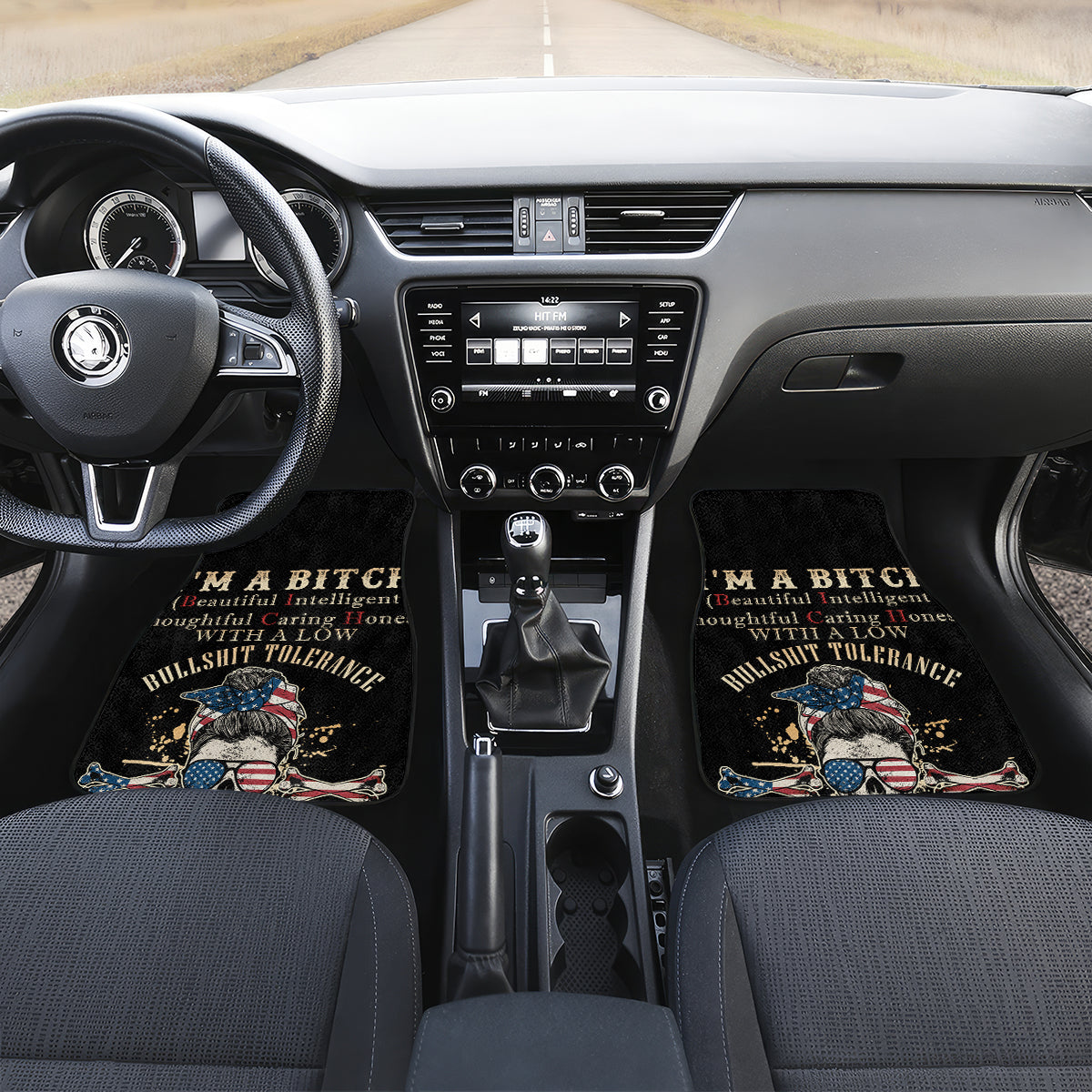 I'm A B Don't Try Me Car Mats - Wonder Print Shop
