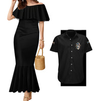 I'm A B Don't Try Me Couples Matching Mermaid Dress and Hawaiian Shirt - Wonder Print Shop