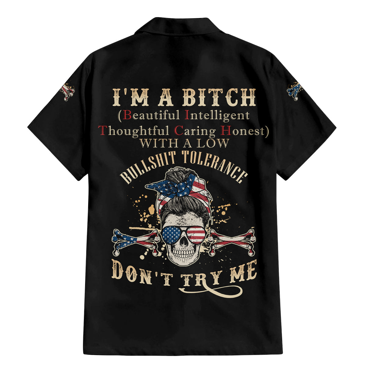 I'm A B Don't Try Me Family Matching Mermaid Dress and Hawaiian Shirt - Wonder Print Shop