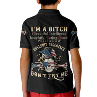 I'm A B Don't Try Me Kid Polo Shirt - Wonder Print Shop