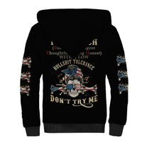 I'm A B Don't Try Me Sherpa Hoodie - Wonder Print Shop
