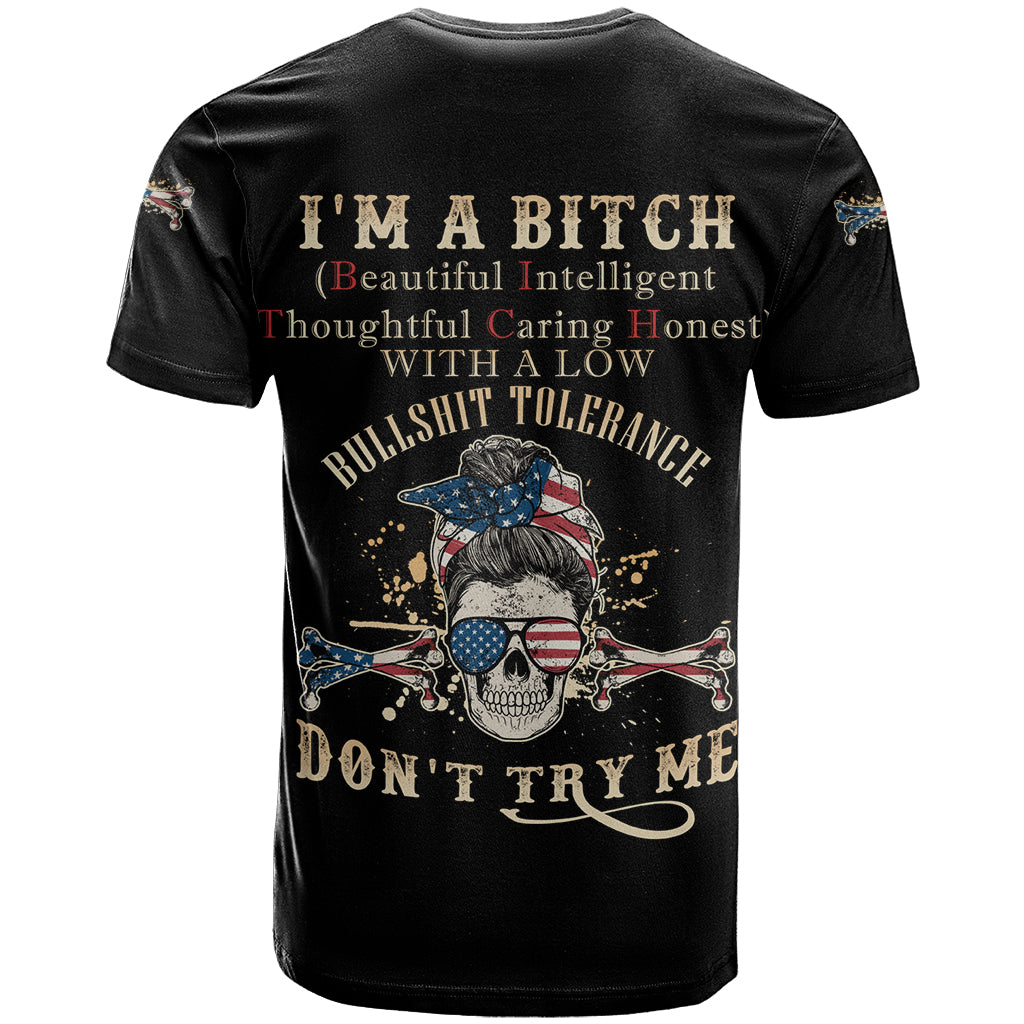 I'm A B Don't Try Me T Shirt - Wonder Print Shop