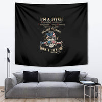 I'm A B Don't Try Me Tapestry - Wonder Print Shop