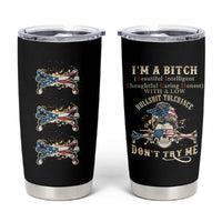 I'm A B Don't Try Me Tumbler Cup - Wonder Print Shop