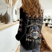 I'm A B Don't Try Me Women Casual Shirt - Wonder Print Shop