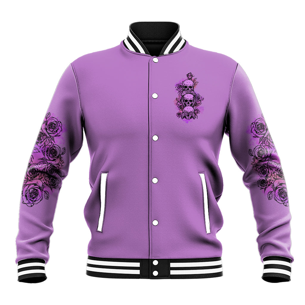 Stuck Between Idk Idc And Idgaf Baseball Jacket - Wonder Print Shop