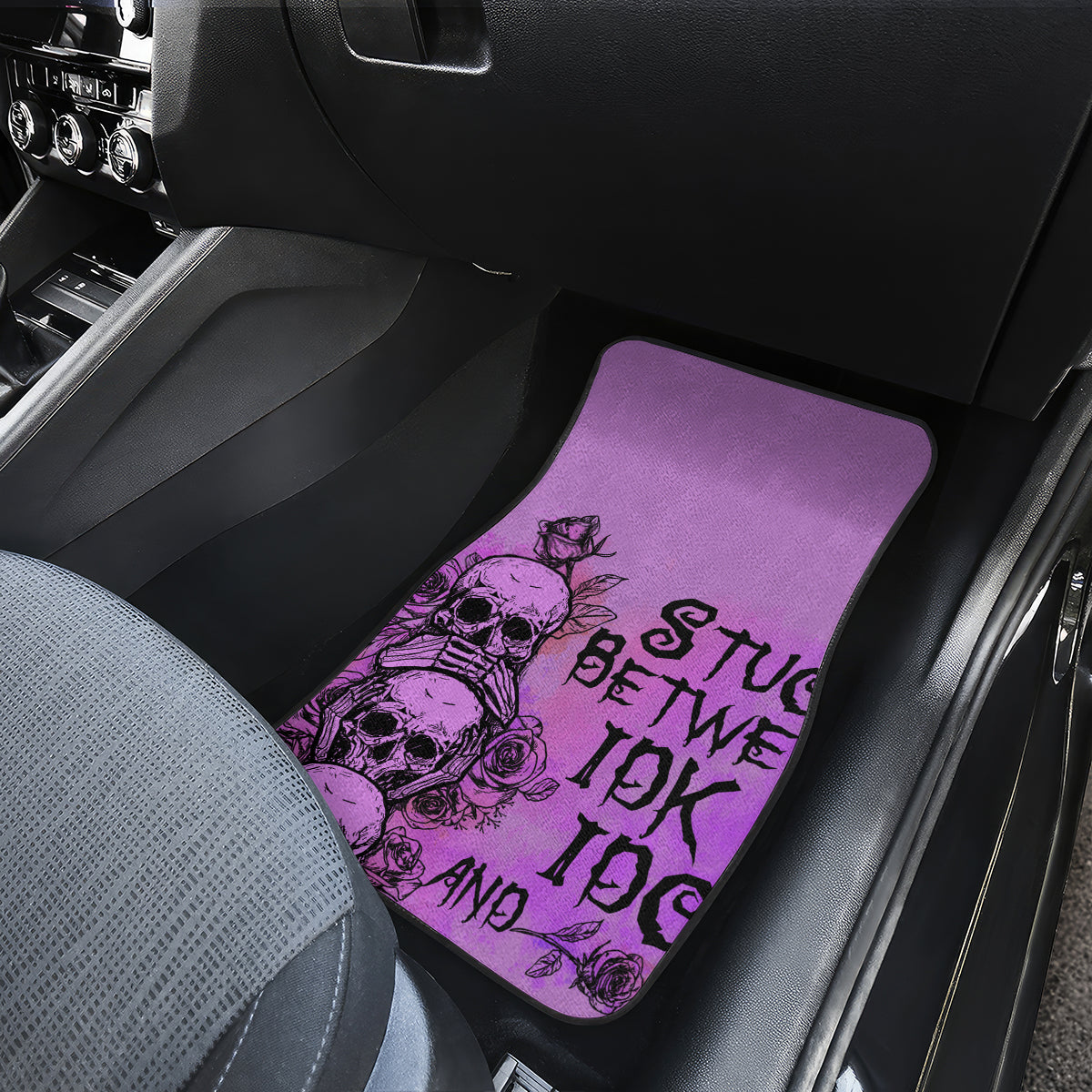 Stuck Between Idk Idc And Idgaf Car Mats - Wonder Print Shop