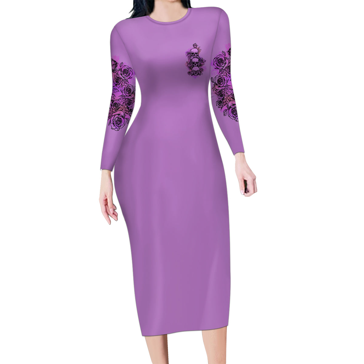 Stuck Between Idk Idc And Idgaf Family Matching Long Sleeve Bodycon Dress and Hawaiian Shirt - Wonder Print Shop