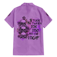 Stuck Between Idk Idc And Idgaf Family Matching Mermaid Dress and Hawaiian Shirt - Wonder Print Shop