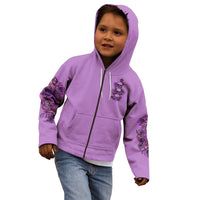 Stuck Between Idk Idc And Idgaf Kid Hoodie - Wonder Print Shop