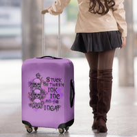 Stuck Between Idk Idc And Idgaf Luggage Cover - Wonder Print Shop