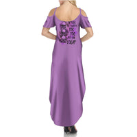 Stuck Between Idk Idc And Idgaf Summer Maxi Dress - Wonder Print Shop