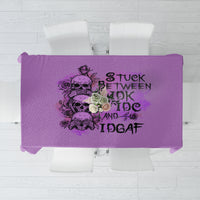 Stuck Between Idk Idc And Idgaf Tablecloth - Wonder Print Shop