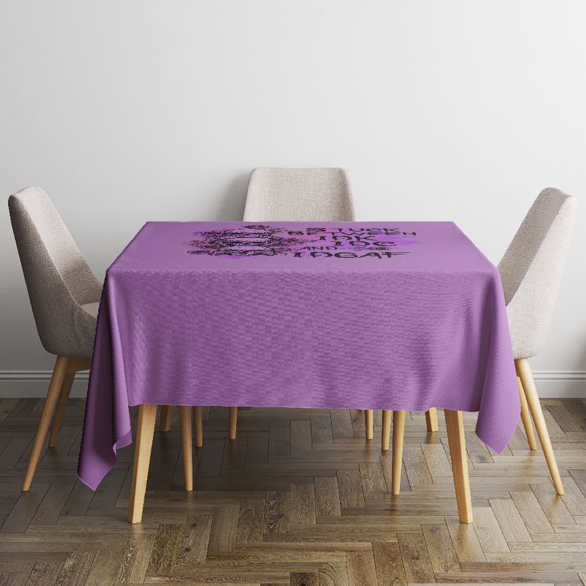 Stuck Between Idk Idc And Idgaf Tablecloth - Wonder Print Shop