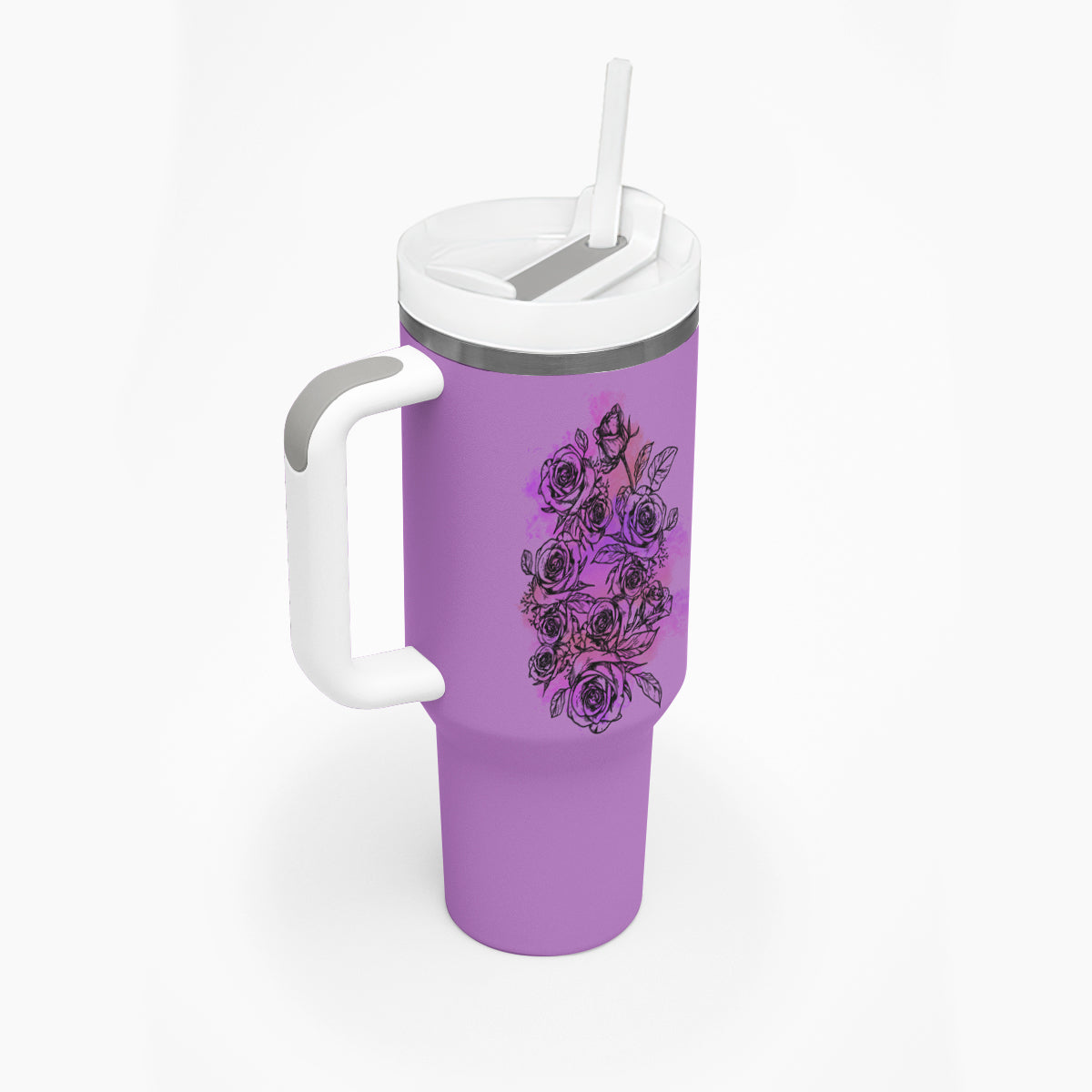 Stuck Between Idk Idc And Idgaf Tumbler With Handle - Wonder Print Shop