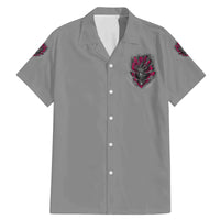 I'm Never Alone Skull Demon Family Matching Mermaid Dress and Hawaiian Shirt - Wonder Print Shop