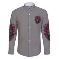 I'm Never Alone Skull Demon Family Matching Puletasi Dress and Hawaiian Shirt - Wonder Print Shop