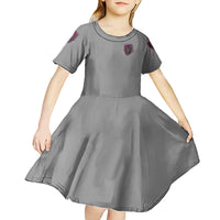 I'm Never Alone Skull Demon Kid Short Sleeve Dress - Wonder Print Shop