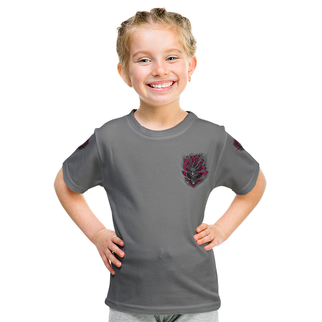 I'm Never Alone Skull Demon Kid T Shirt - Wonder Print Shop