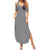 I'm Never Alone Skull Demon Summer Maxi Dress - Wonder Print Shop