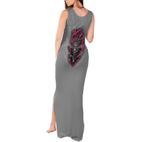 I'm Never Alone Skull Demon Tank Maxi Dress - Wonder Print Shop