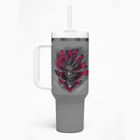 I'm Never Alone Skull Demon Tumbler With Handle - Wonder Print Shop