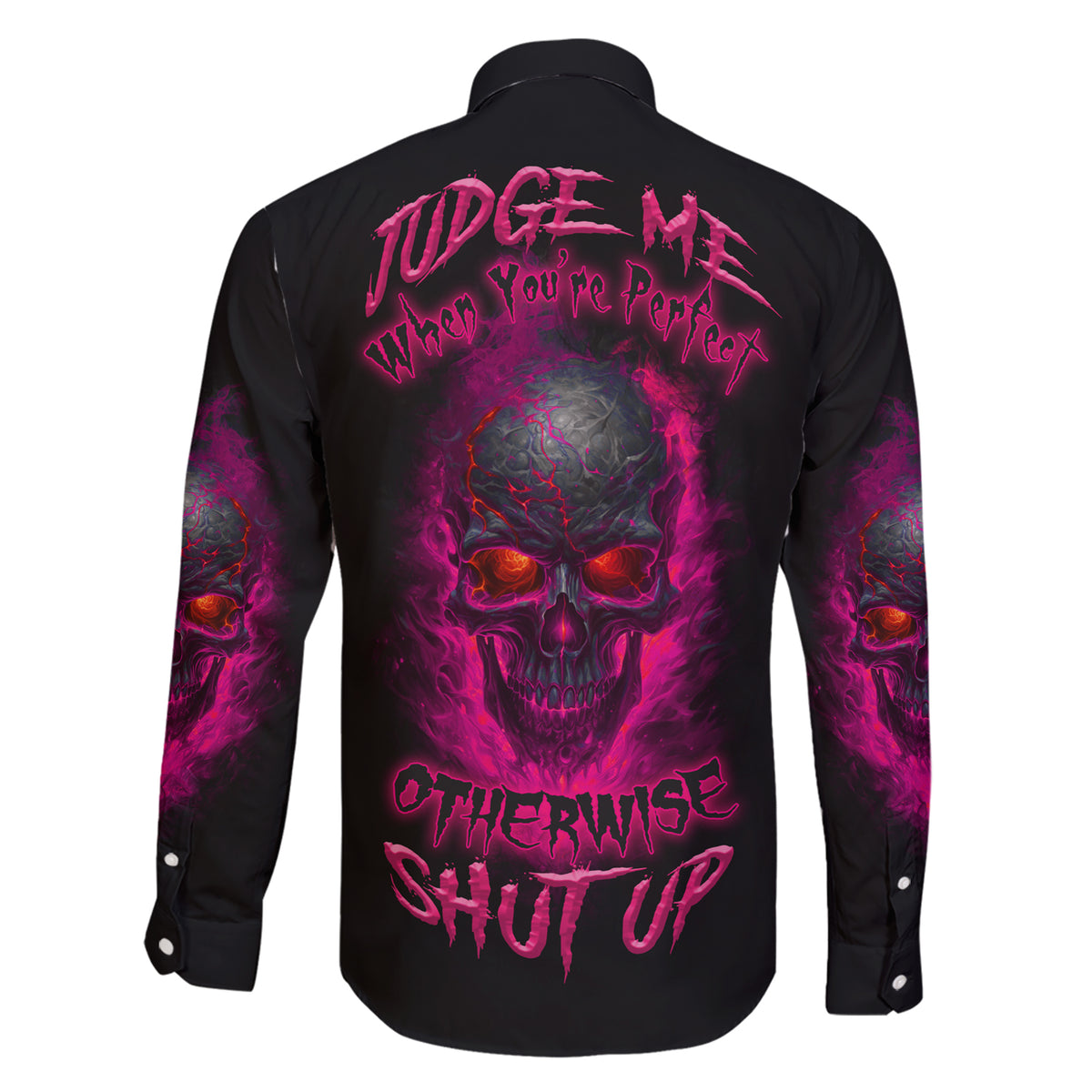 Judge Me When Yours Perfect Otherwise Shut Up Family Matching Short Sleeve Bodycon Dress and Hawaiian Shirt - Wonder Print Shop