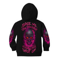 Judge Me When Yours Perfect Otherwise Shut Up Kid Hoodie - Wonder Print Shop