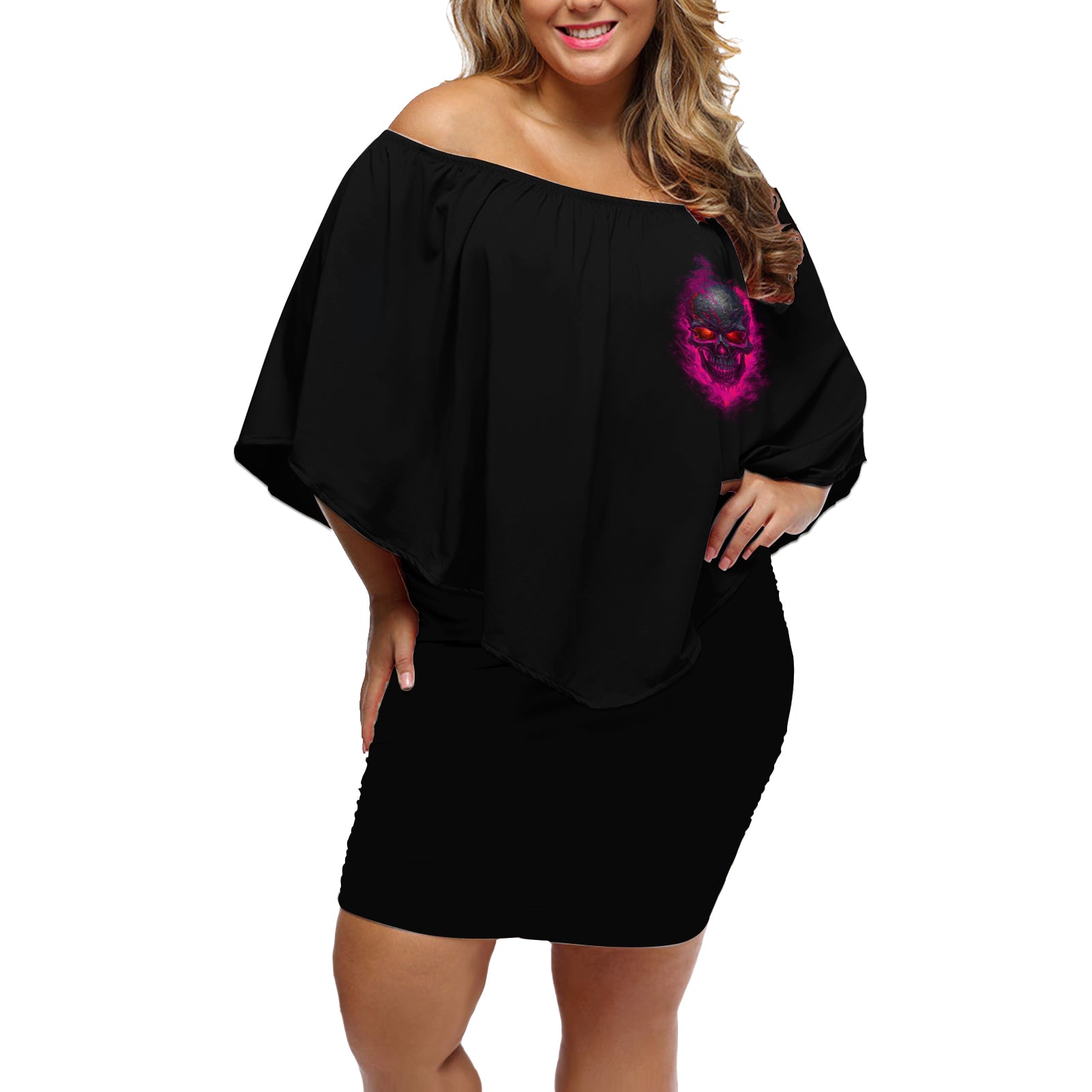 Judge Me When Yours Perfect Otherwise Shut Up Off Shoulder Short Dress - Wonder Print Shop