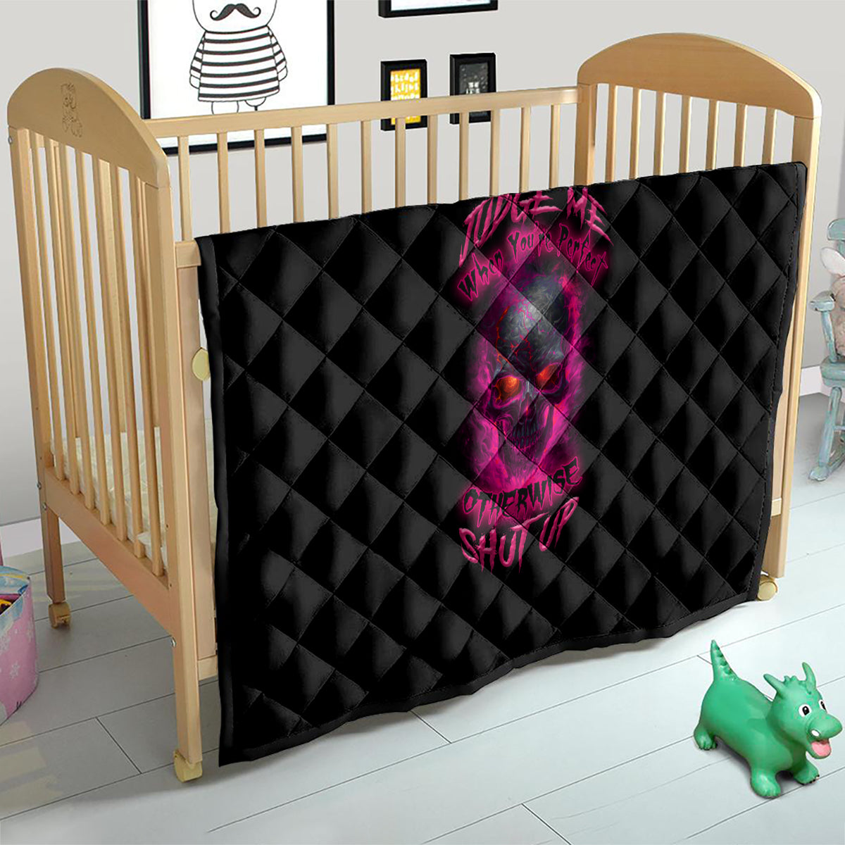 Judge Me When Yours Perfect Otherwise Shut Up Quilt - Wonder Print Shop