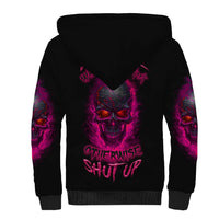 Judge Me When Yours Perfect Otherwise Shut Up Sherpa Hoodie - Wonder Print Shop
