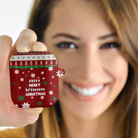Sign Language Merry Christmas AirPods Case Xmas Holiday Patterns - Wonder Print Shop