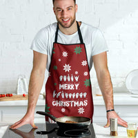 Sign Language Merry Christmas Apron Xmas Holiday Patterns - Wonder Print Shop
