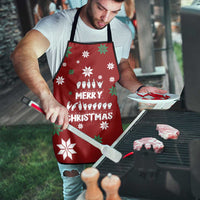 Sign Language Merry Christmas Apron Xmas Holiday Patterns - Wonder Print Shop