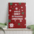 Sign Language Merry Christmas Canvas Wall Art Xmas Holiday Patterns - Wonder Print Shop
