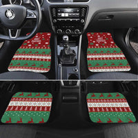 Sign Language Merry Christmas Car Mats Xmas Holiday Patterns - Wonder Print Shop