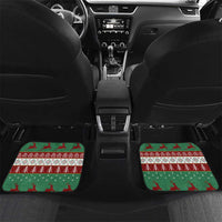Sign Language Merry Christmas Car Mats Xmas Holiday Patterns - Wonder Print Shop