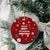 Sign Language Merry Christmas Ceramic Ornament Xmas Holiday Patterns - Wonder Print Shop