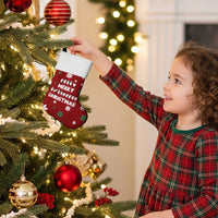 Sign Language Merry Christmas Stocking Xmas Holiday Patterns - Wonder Print Shop