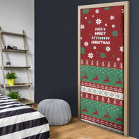 Sign Language Merry Christmas Door Cover Xmas Holiday Patterns - Wonder Print Shop